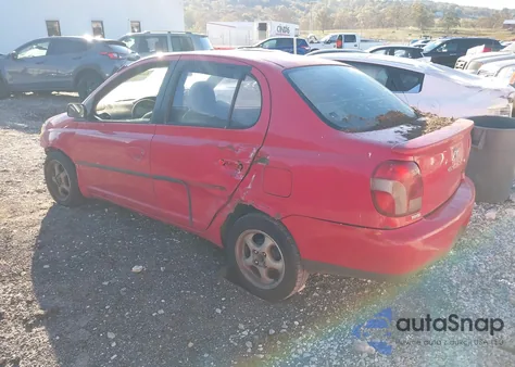 2001 Toyota Echo from USA, damaged, VIN JTDBT123910168962